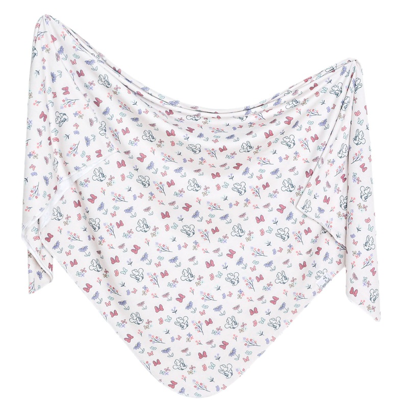 Copper Pearl Knit Swaddle Blanket – Minnie Mouse’s Bowquet