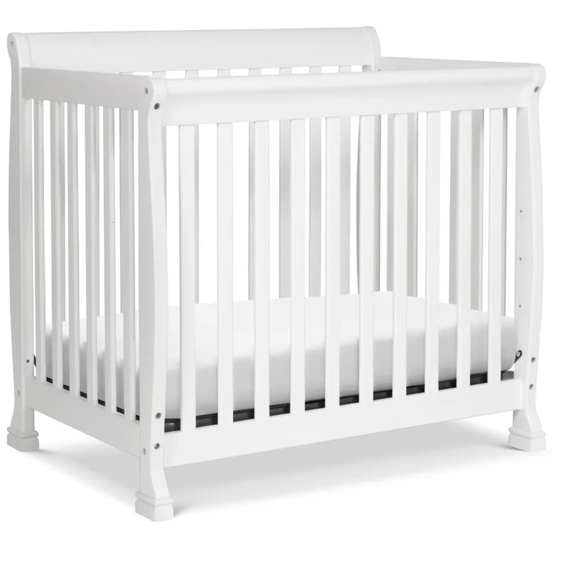 Kalani 4-in-1 Convertible Mini Crib – White