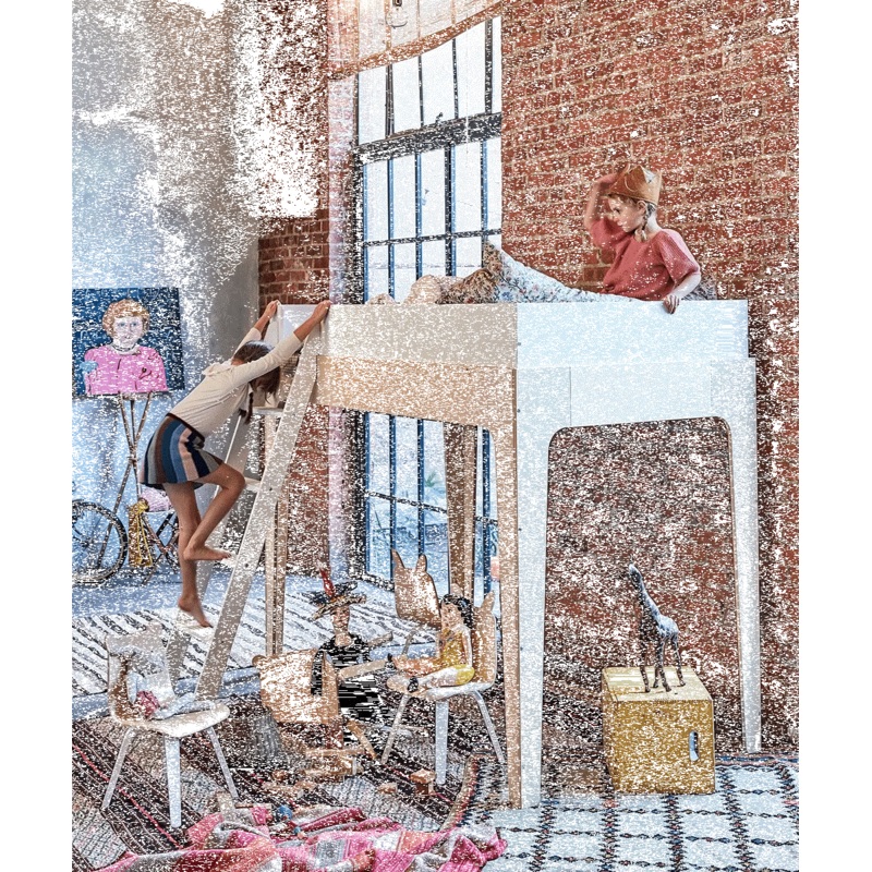 Oeuf Perch Twin Loft Bed