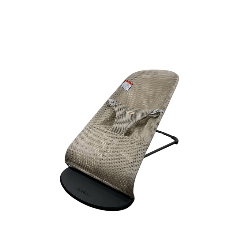 BabyBjorn Bouncer Bliss, Black Frame, Gray Beige Mesh