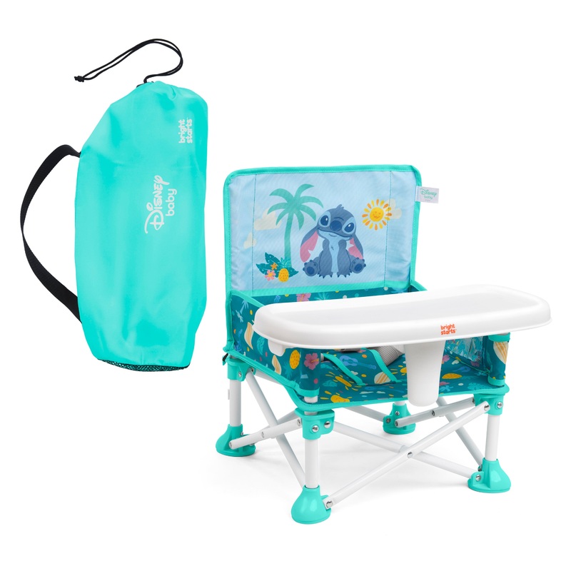 Bright Starts Disney Stitch Pop ‘N Sit Portable Booster – Blue
