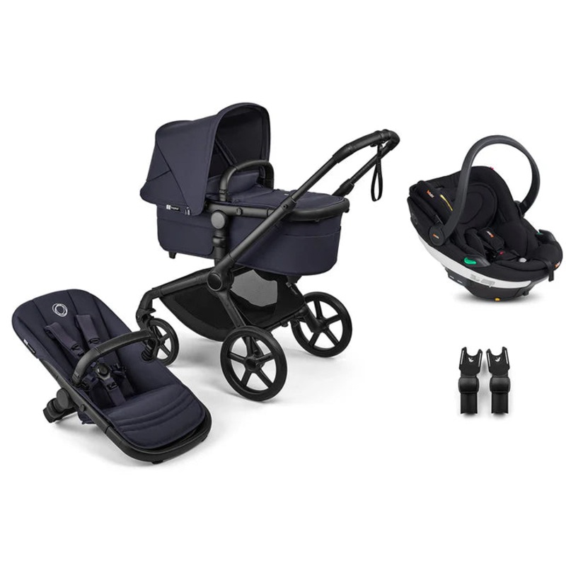Bugaboo Fox 5 Renew + BeSafe Go Beyond Travel System – Deep Indigo