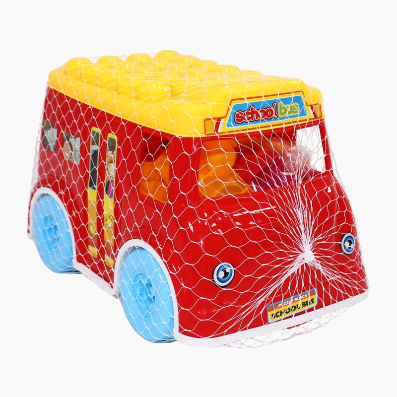 Building Blocks Bus – Red