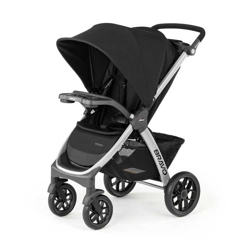 Chicco Bravo Quick-Fold Stroller – Black