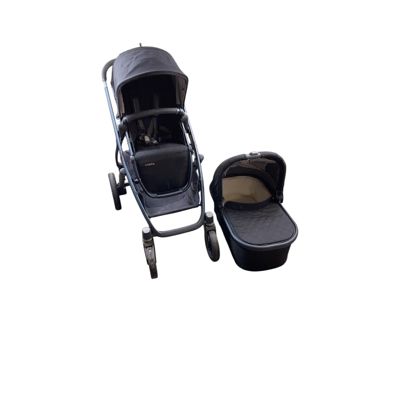 UPPAbaby VISTA Stroller, 2017, Jake (Black)