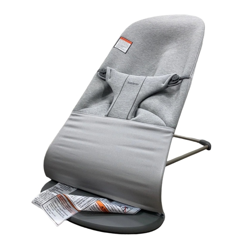 BabyBjorn Bouncer Bliss, Light Gray 3D Jersey, Dark Gray Frame