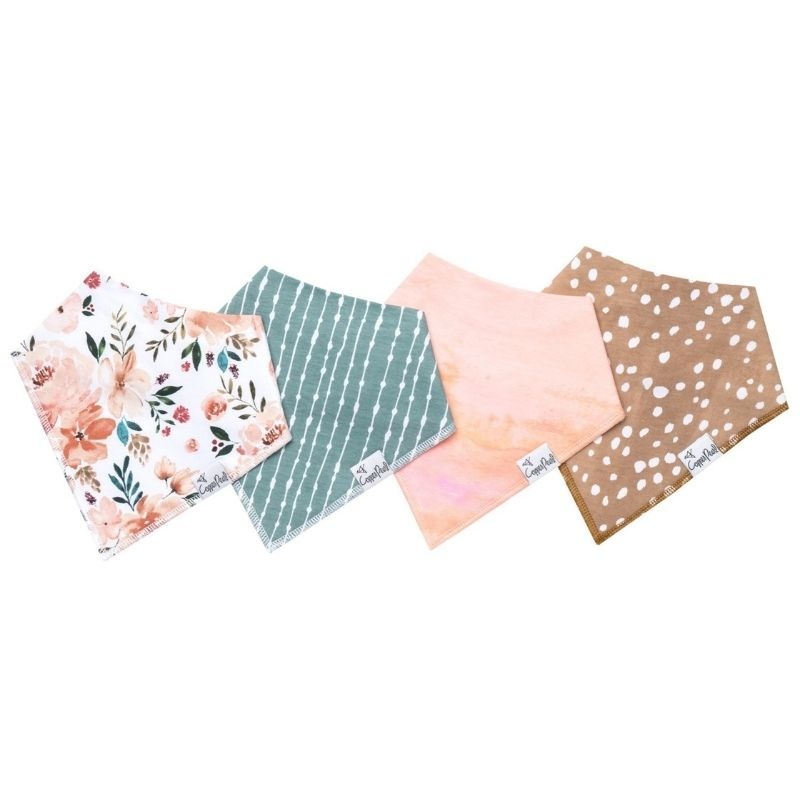 Bandana Drool Bibs – 4 Pack