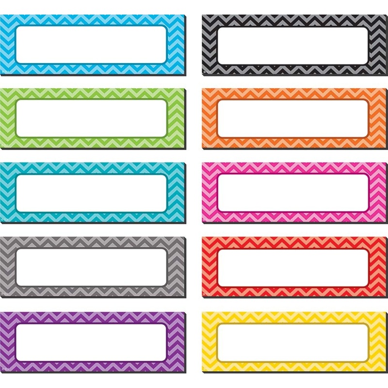 Chevron Labels Magnetic Accents