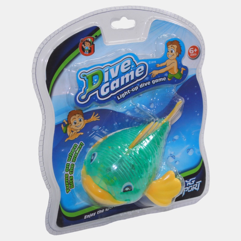 Fish Dive Game Beach Toy  Green