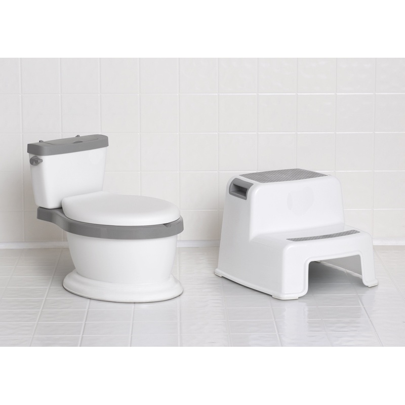 Kid Size Potty and Step Stool 2-Piece Set