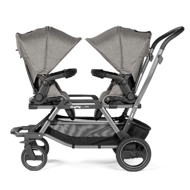 Peg Pergo Duette Piroet City Grey Stroller
