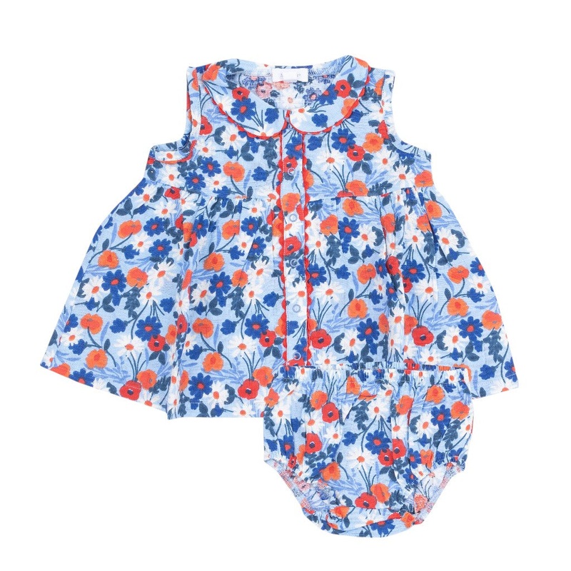 The Jill-Peter Pan Collar Set Poppy Days
