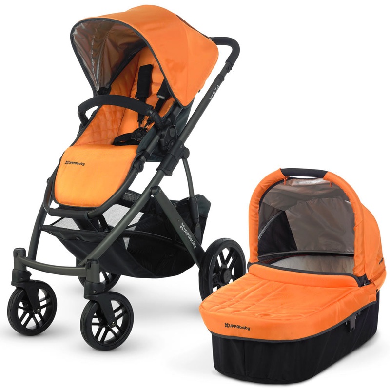 UPPAbaby Vista Stroller Drew (Tangerine with Graphite Frame)