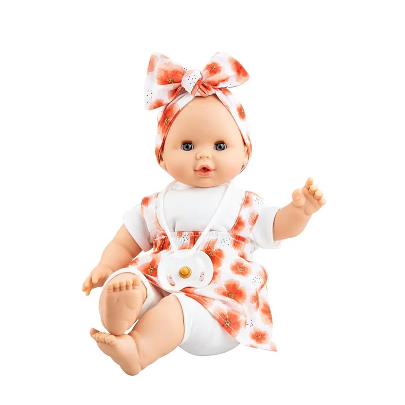Alex and Sonia Doll Floral Overalls and Headband
