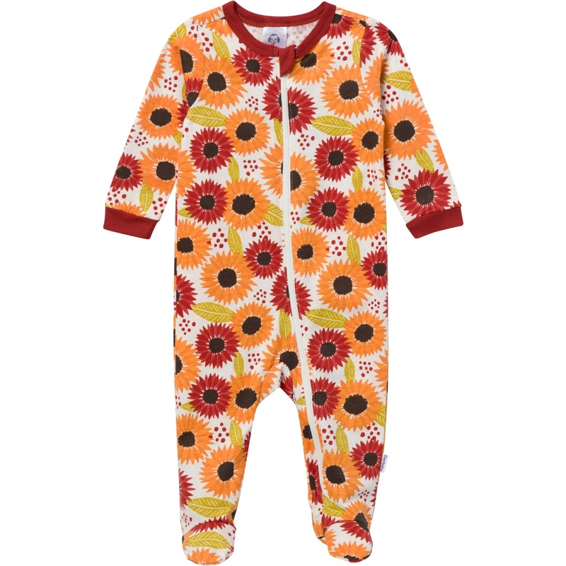 Baby Girls Bright Sunflowers Sleep ‘N Play