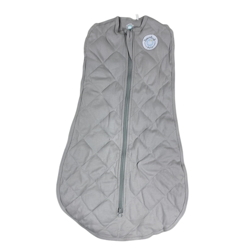 Dreamland Weighted Swaddle, 0-6 Months, Moon Grey