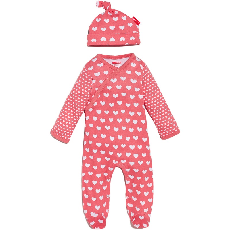 Skip Hop POP Print Footie & Hat Set – Watermelon (Newborn)