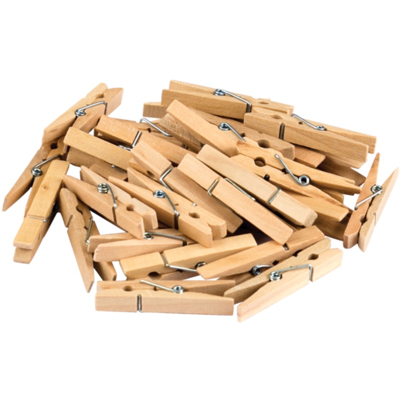 STEM Basics: Medium Clothespins – 50 Count