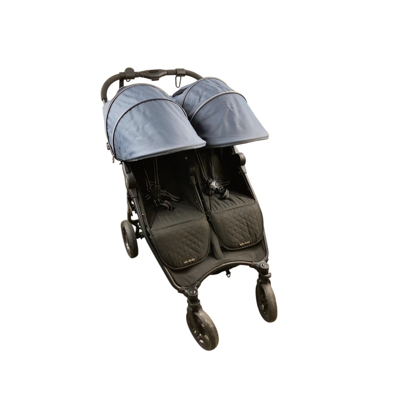 Valco Baby Slim Twin Stroller, 2022, Glacier Blue