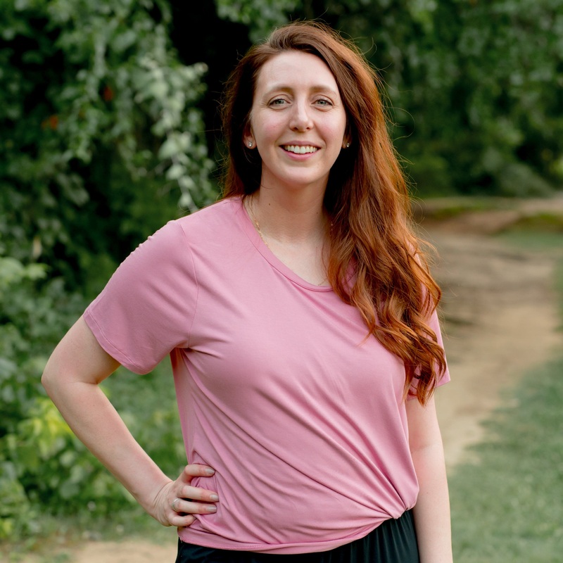 Women’s Crew Neck Tee in Apple Blossom