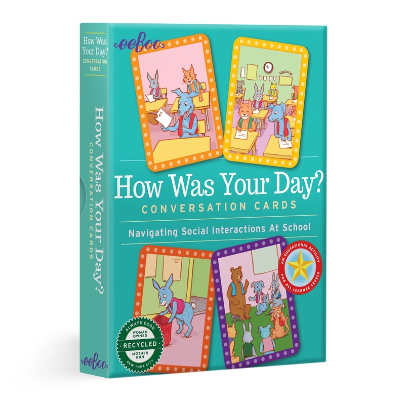 eeBoo How Was Your Day? Conversation Cards
