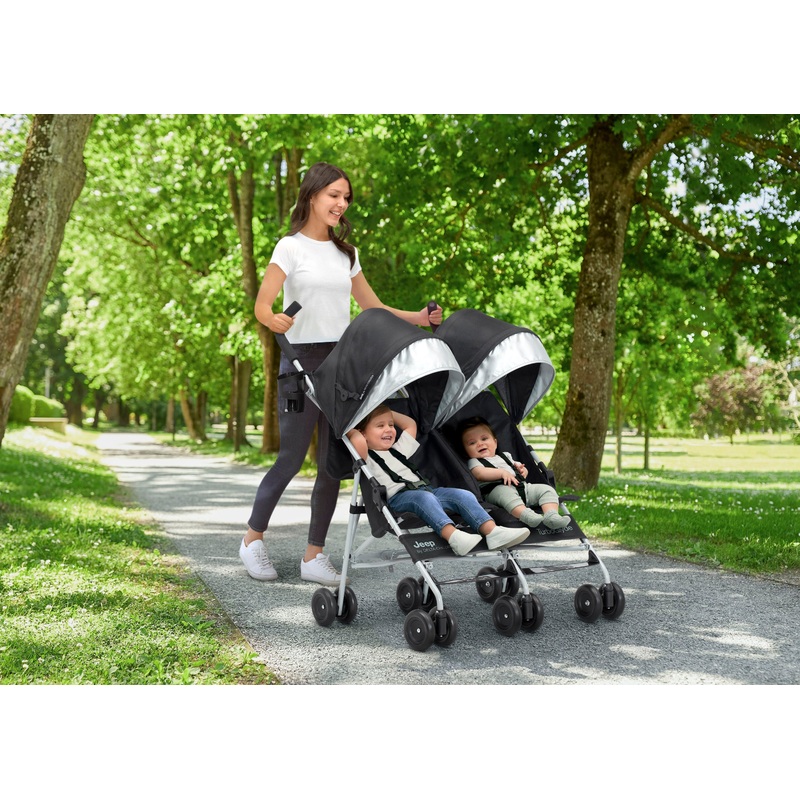 Jeep TurboGlyde Side by Side Double Stroller