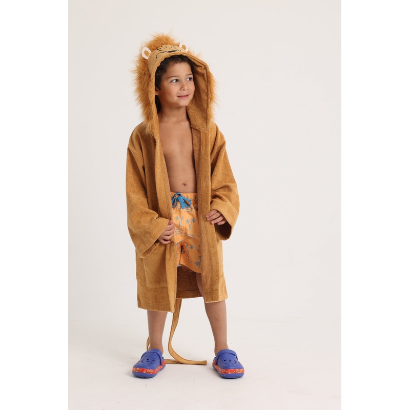 Unisex Baby Swim Robe  Lion Design