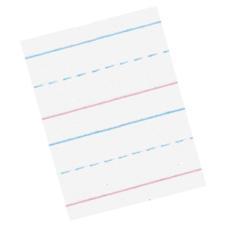 Zaner-Bloser Ruled Sulphite Paper, 5/8″ Ruling, Grade 1