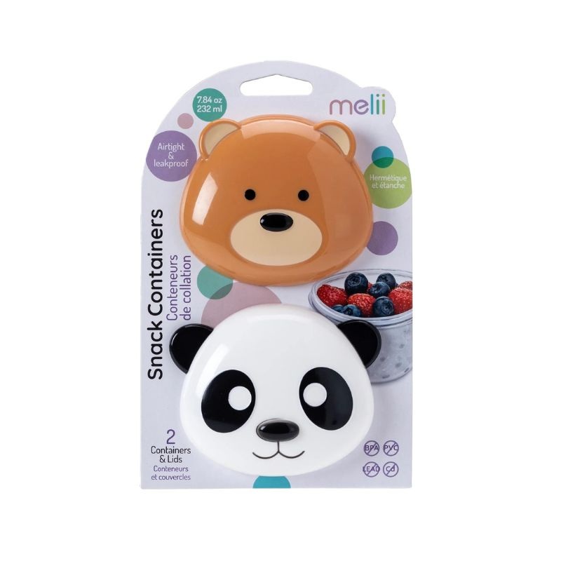 Animal Snack Containers – 2 Pack