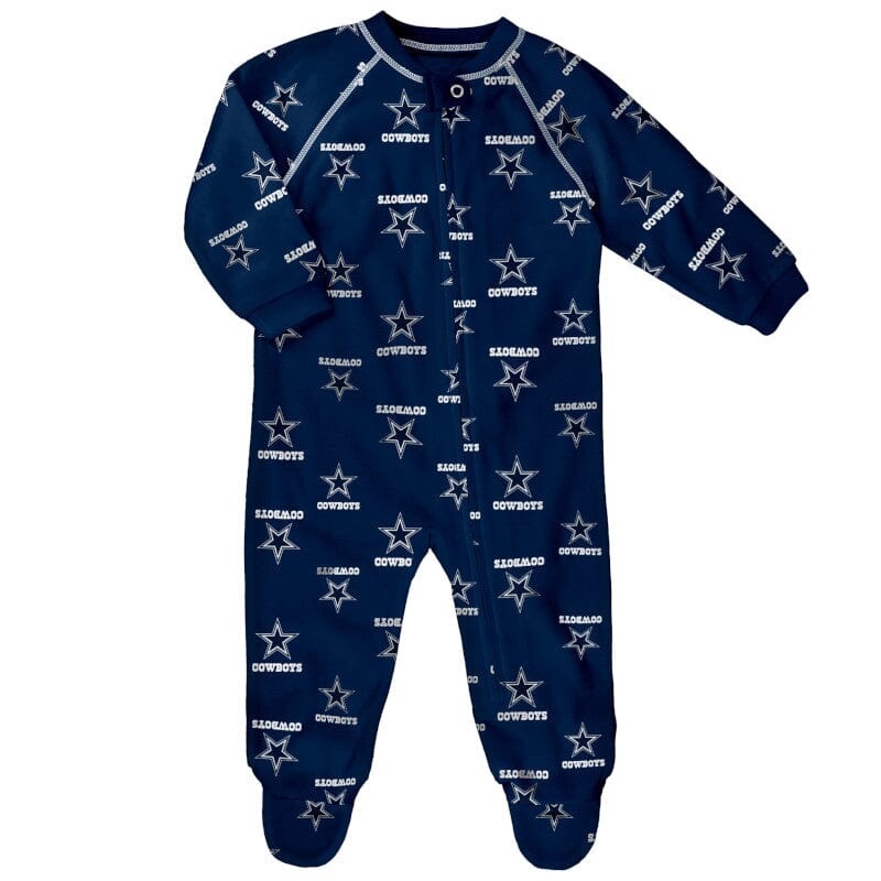 Baby Dallas Cowboys Logo Print Sleeper