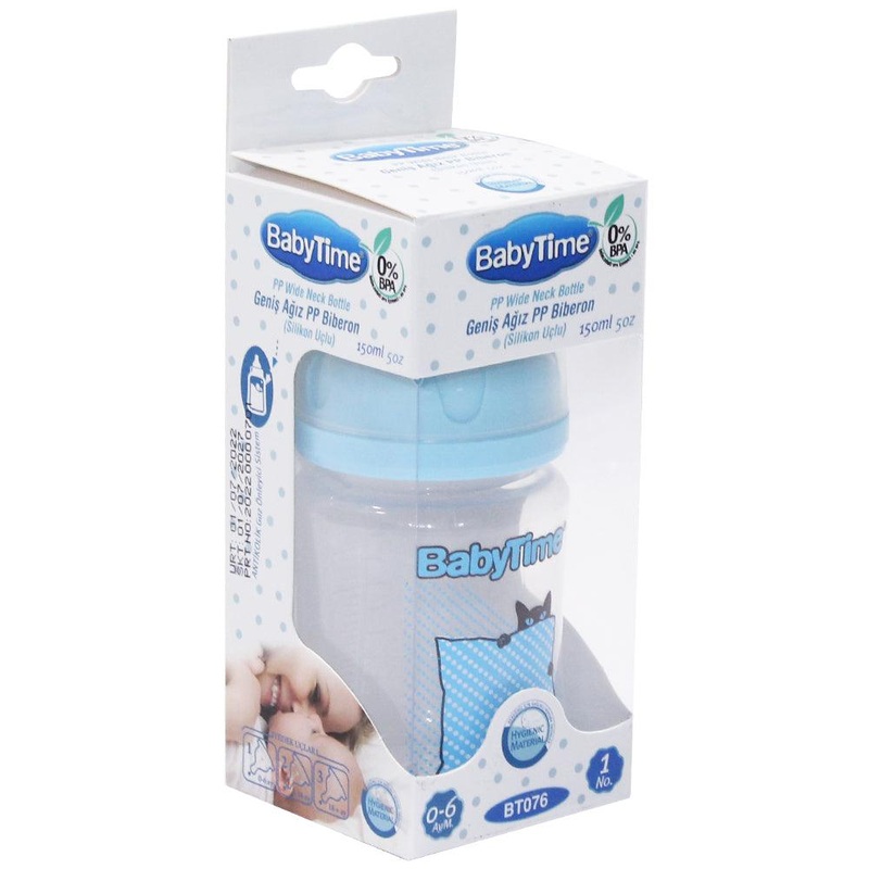 Baby Time Baby Wide Neck Bottle 150ml