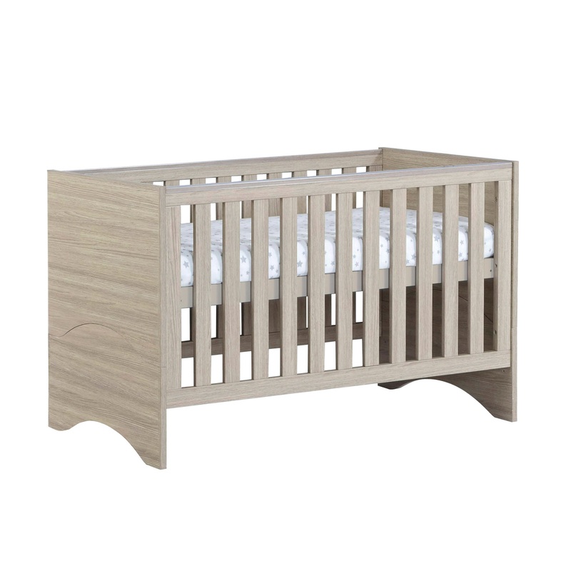 Babymore Veni Cot Bed – Oak