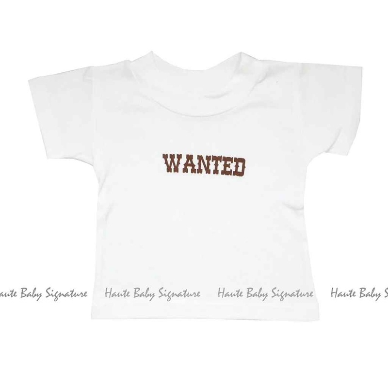 Chuckwagon Gang Infant Toddler Boy Wanted Ss Tee