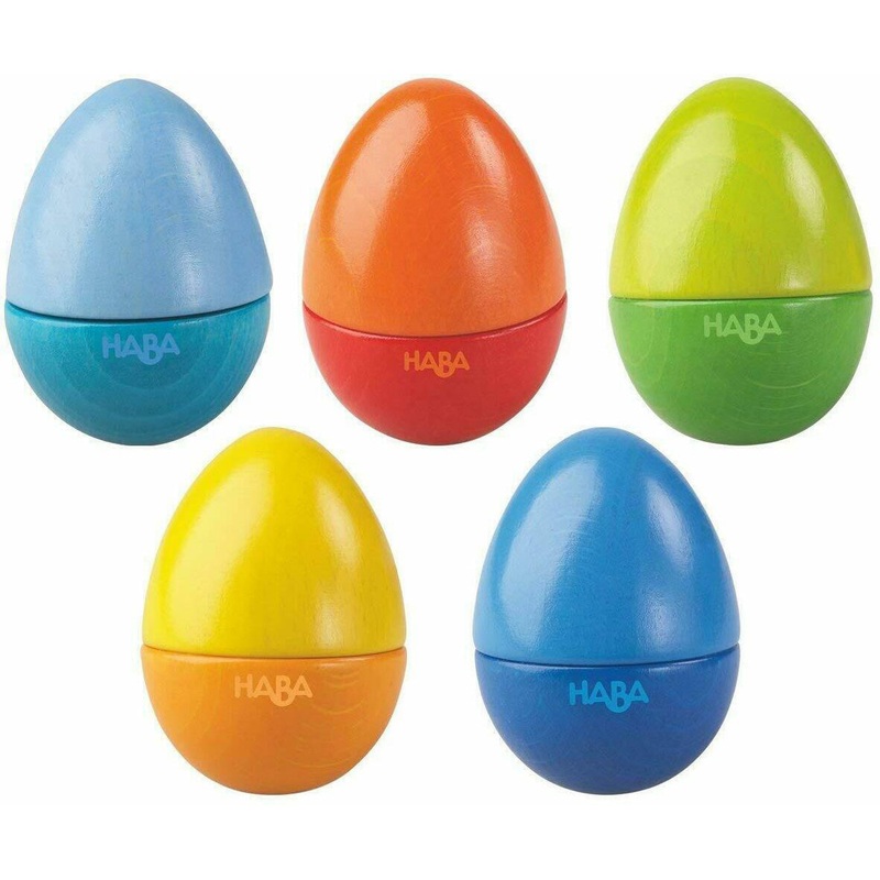 HABA Wooden Musical Eggs (Set of 5)