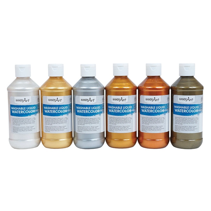 Metallic Washable Watercolor Set of 6