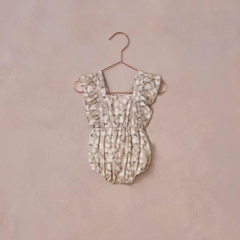 Noralee Lucy Romper | Sage Hydrangea