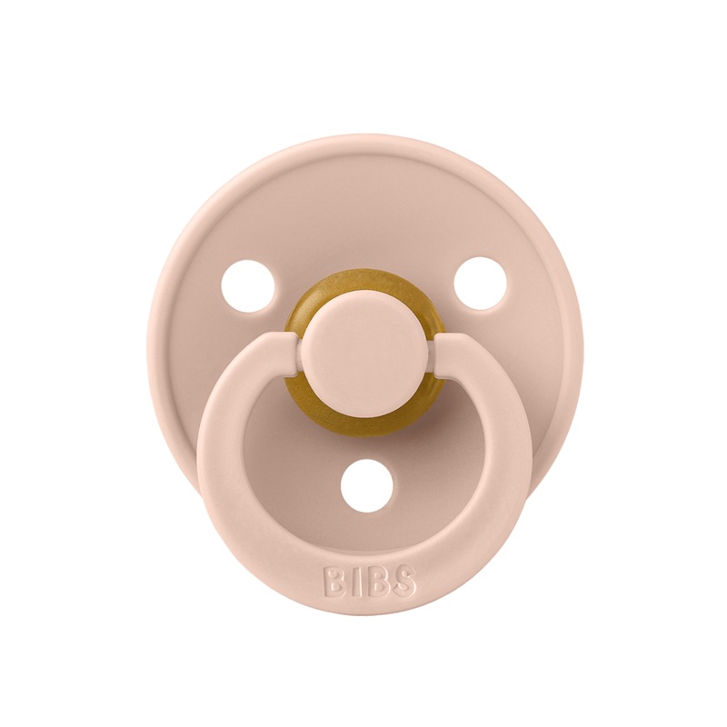 BIBS Color Pacifier  1-Pack Latex – Size 2 – Blush