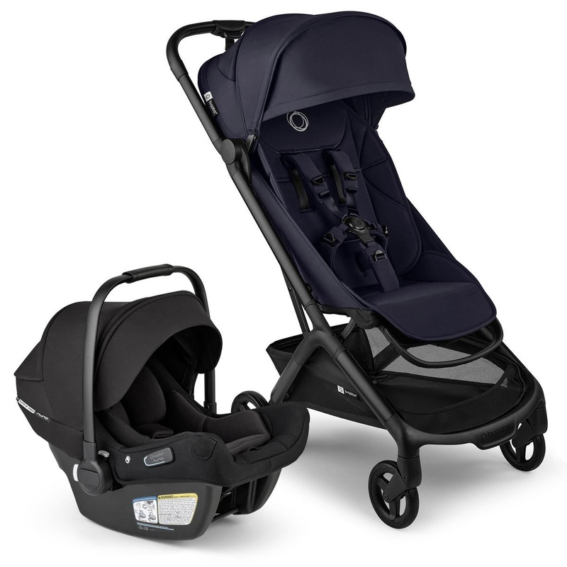 Bugaboo Butterfly 2 + Turtle Air Shield Travel System Bundle – Black / Deep Indigo / Deep Indigo / Black