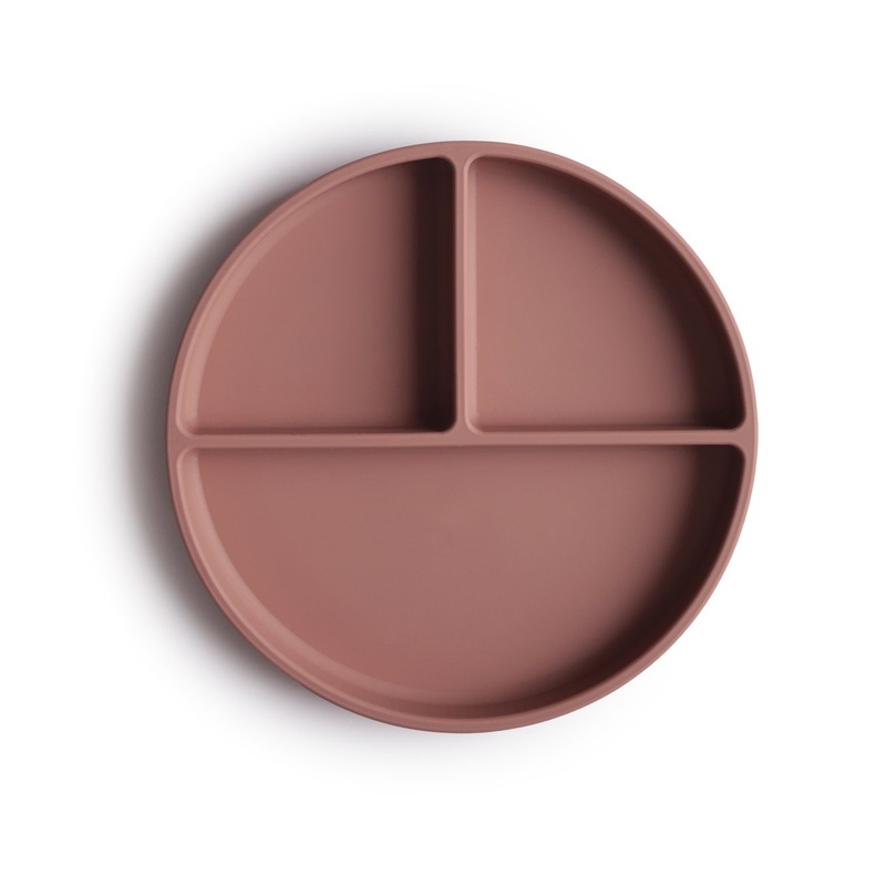 Silicone Suction Plate – Cloudy Mauve