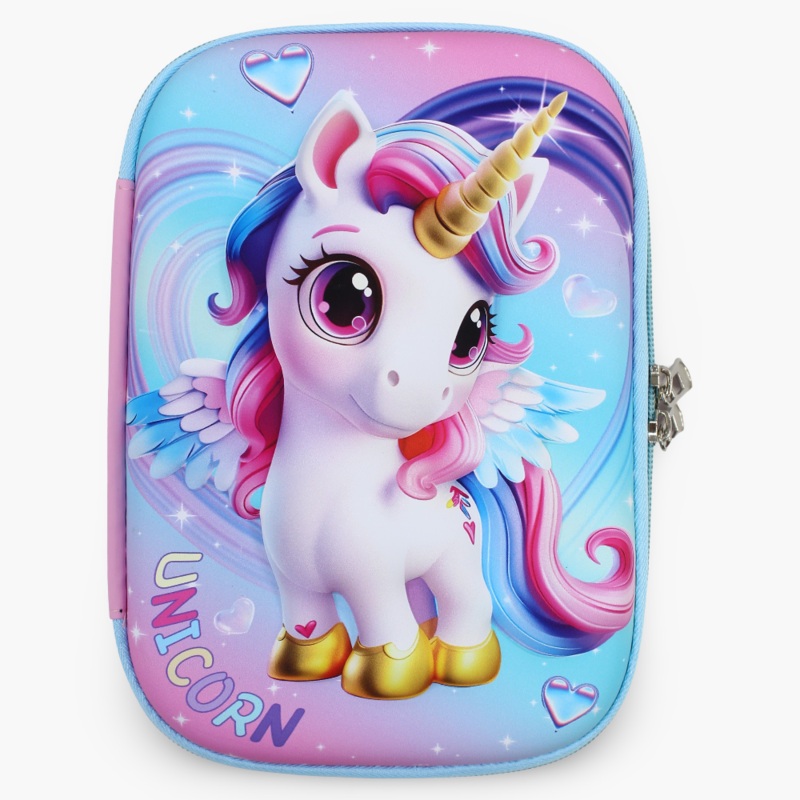Unicorn Pencil Case  Pink