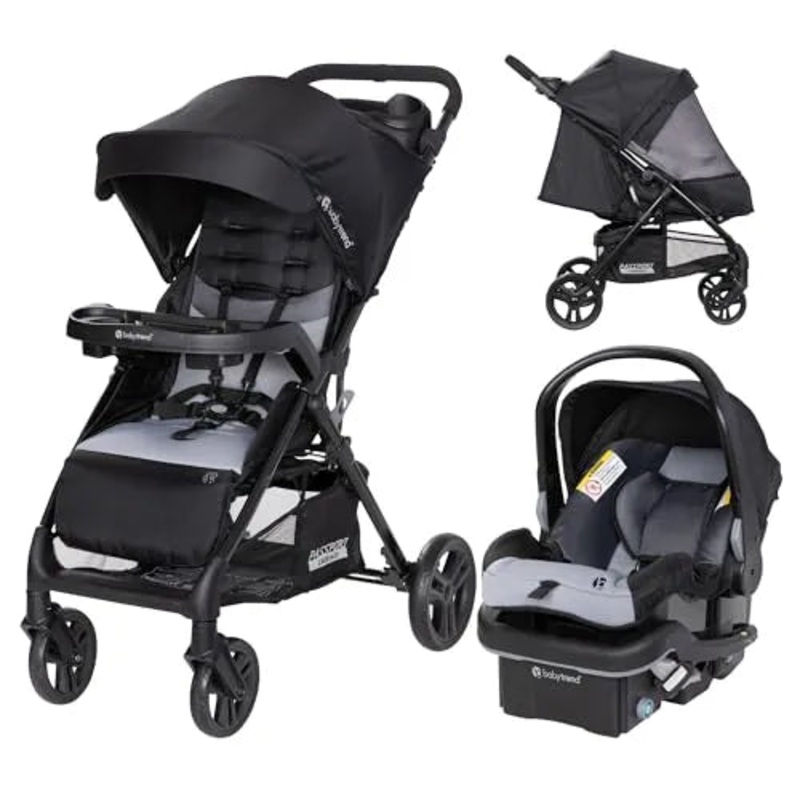 Baby Trend Passport Carriage Travel System, Dash Black
