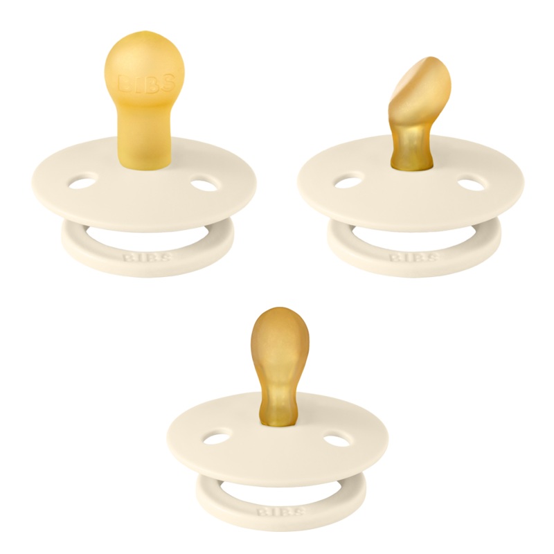 BIBS New Baby Try-It Collection 3 Pack | Ivory