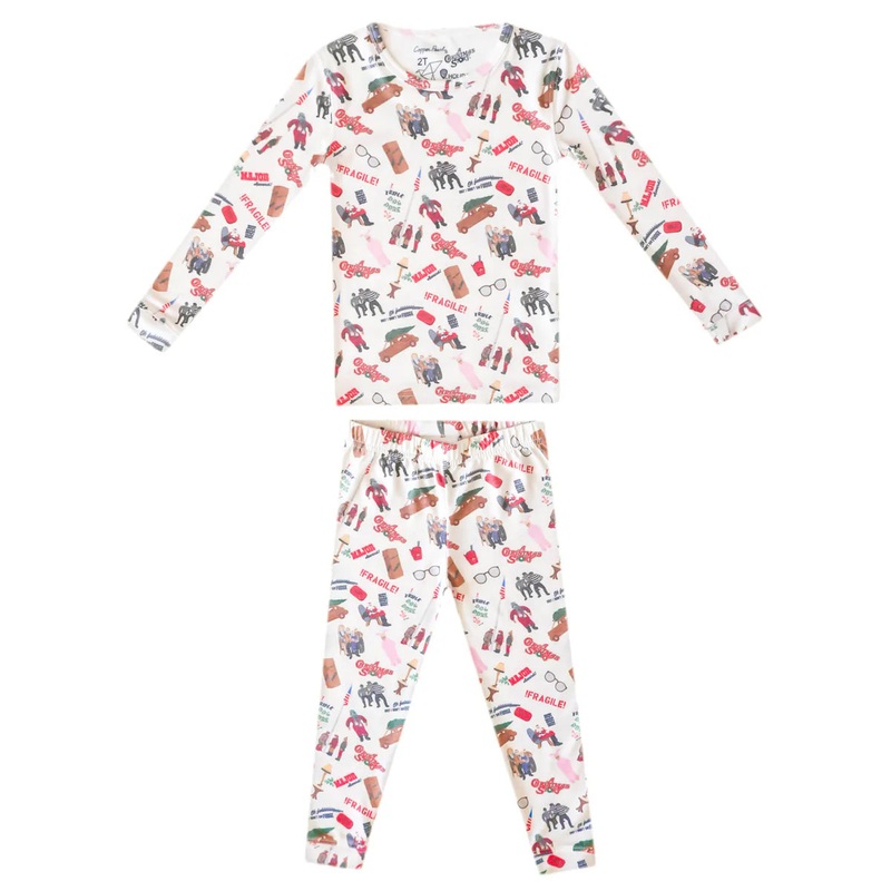 Copper Pearl A Christmas Story 2pc Long Sleeve Pajama Set