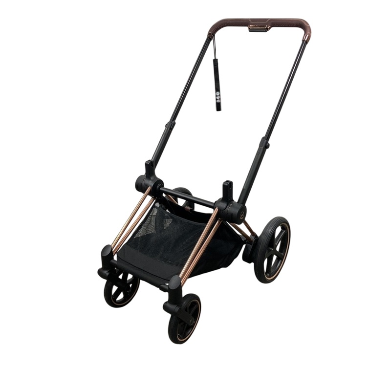 Cybex E-PRIAM Stroller Frame Only, 2024, Rosegold, with Battery