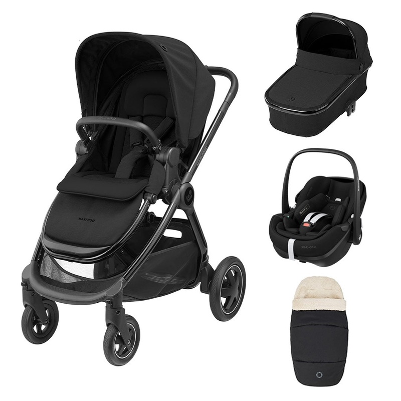 Maxi-Cosi Adorra Luxe Pebble 360 Pro Travel System – Twillic Black