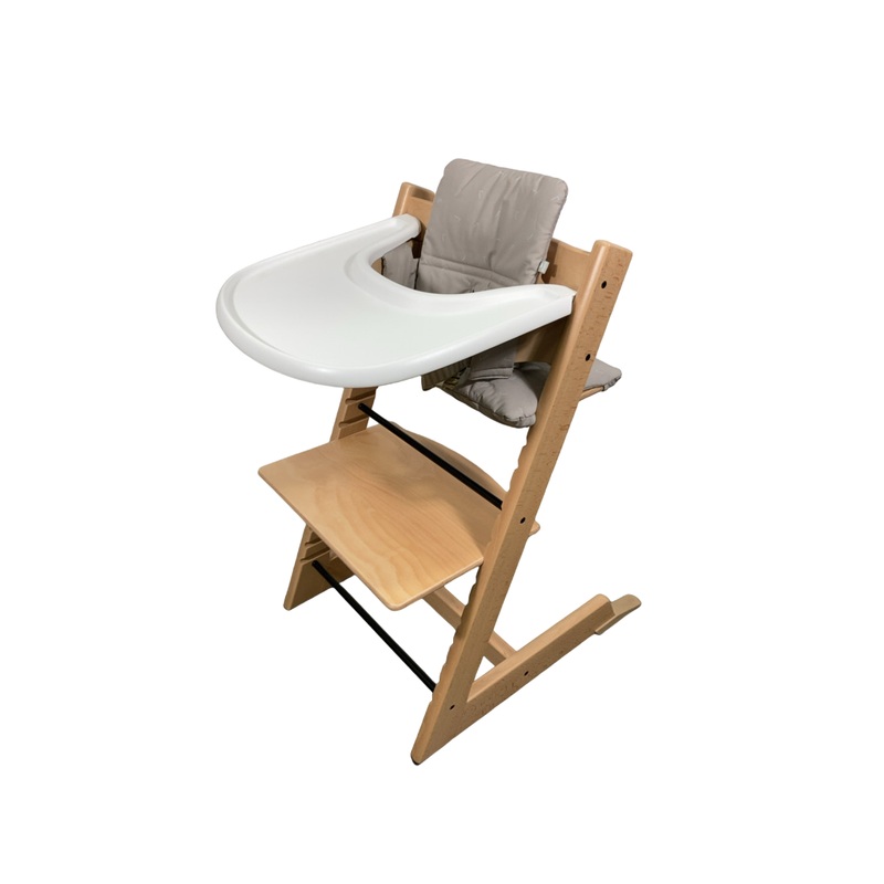 Stokke Tripp Trapp Complete High Chair, Oak Natural, Nordic Blue, 1