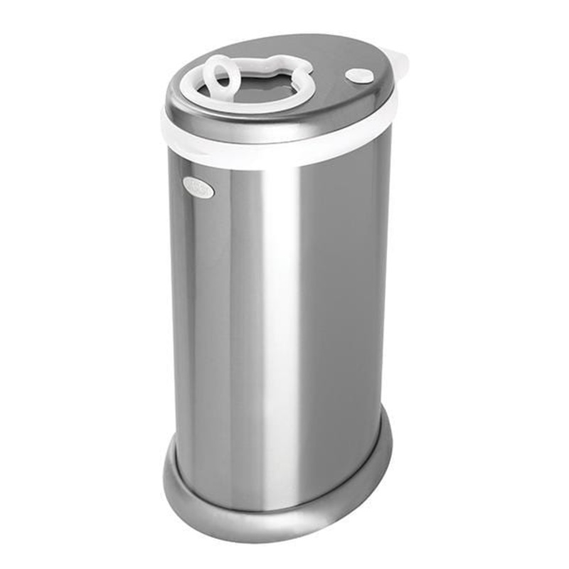 Ubbi Diaper Pail-Chrome