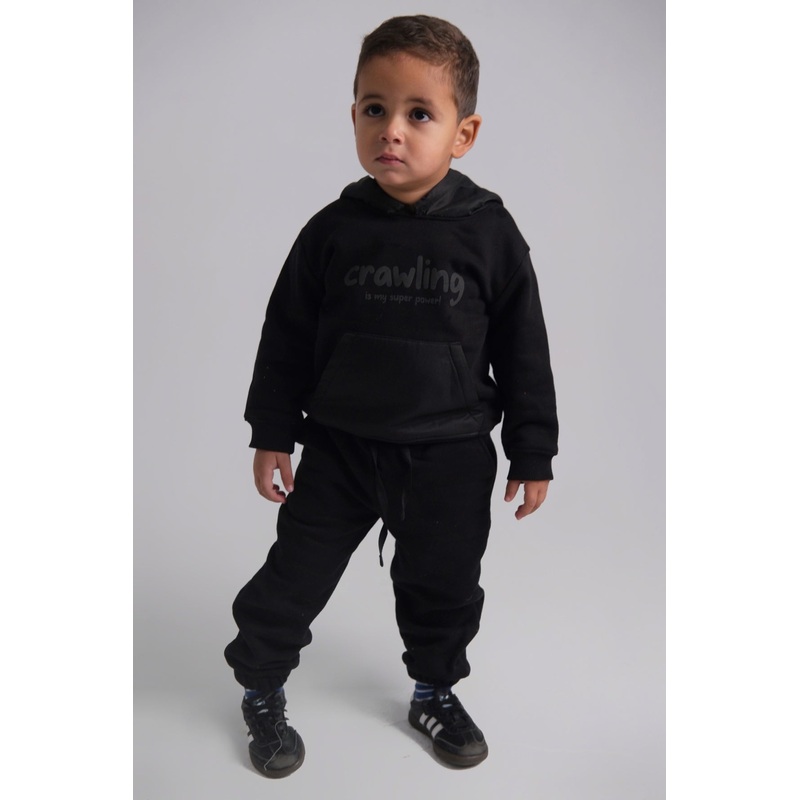 Unisex Black Comfy Sweatpants