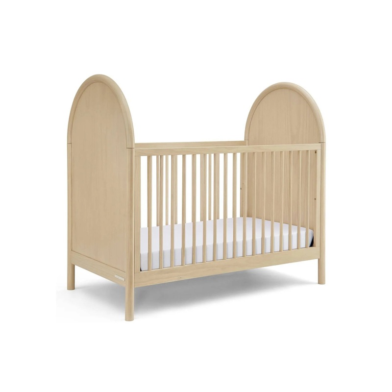 Vivi 4-in-1 Convertible Crib – Greenguard Gold Certified – Natural Sandstone