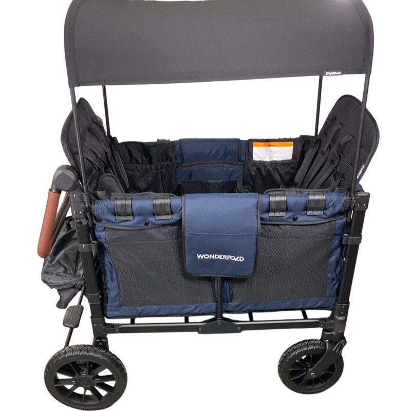 Wonderfold W4 Luxe Quad Stroller Wagon, 2023, Noble Navy